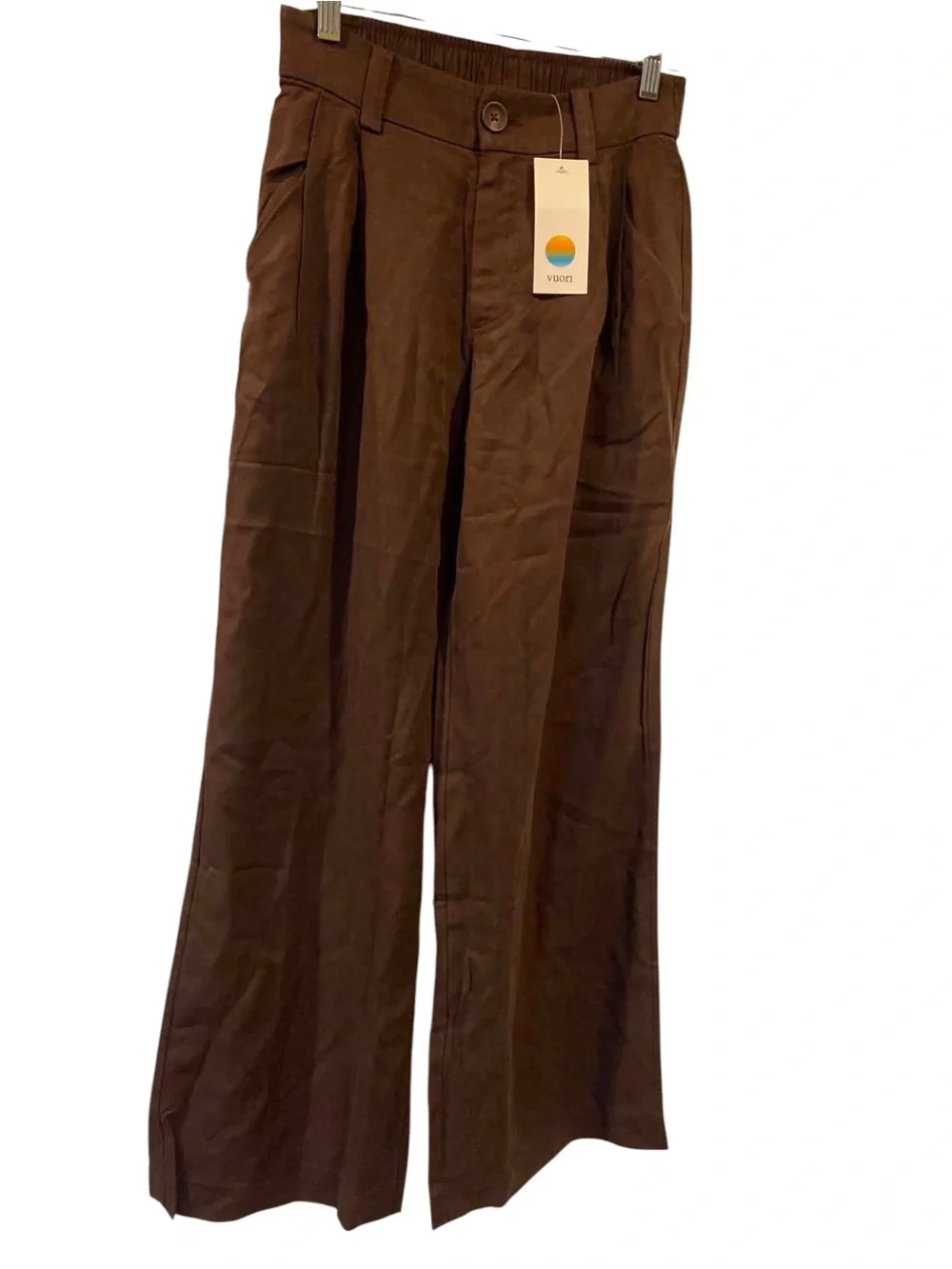 NWT Vuori Trestles Twill Wideleg FRENCH ROAST Size XS
